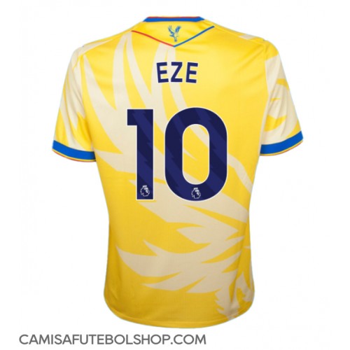 Camisa de time de futebol Crystal Palace Eberechi Eze #10 Replicas 2º Equipamento 2024-25 Manga Curta